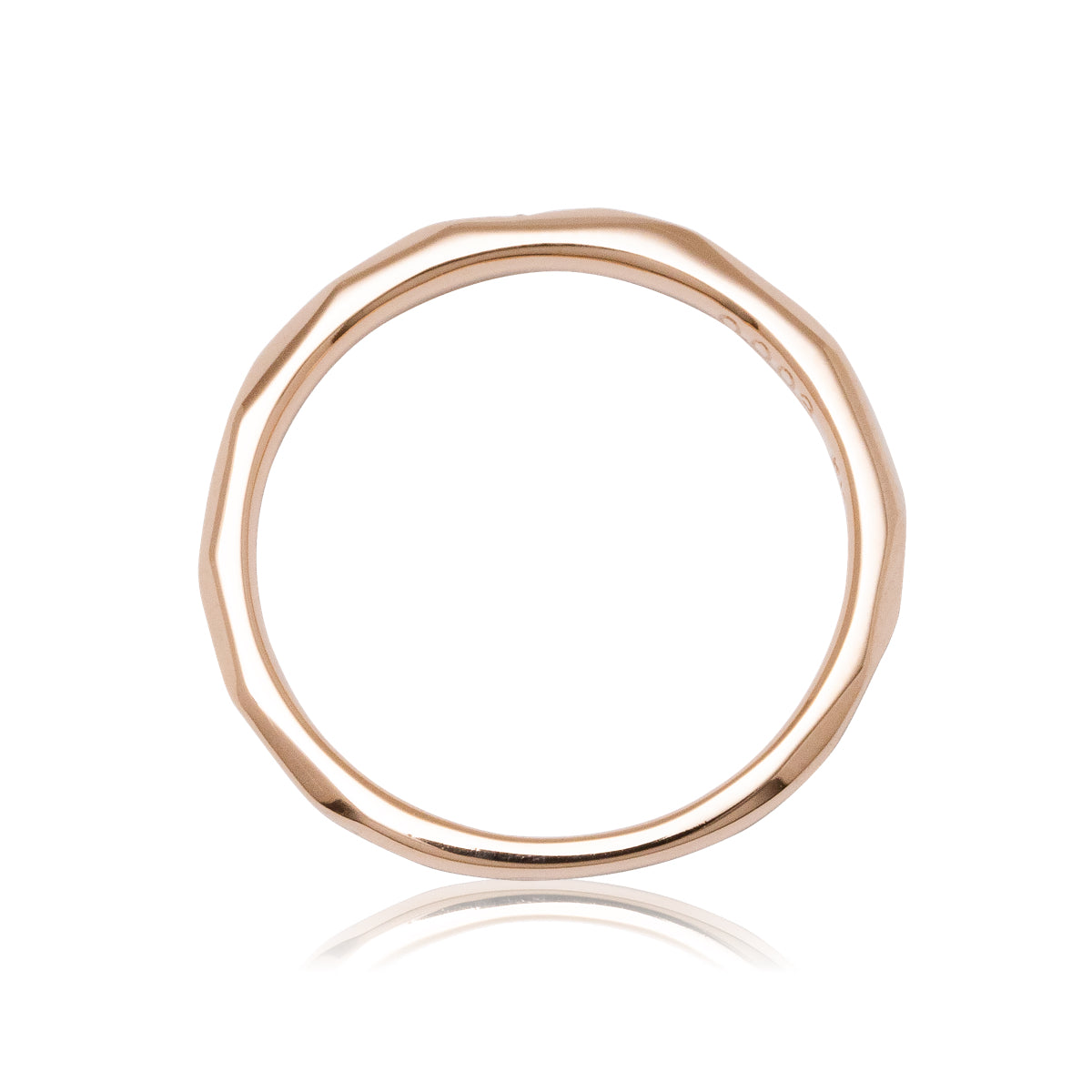 カットリング ダイヤモンド 1石 0.003ct K10PG ピンクゴールド
