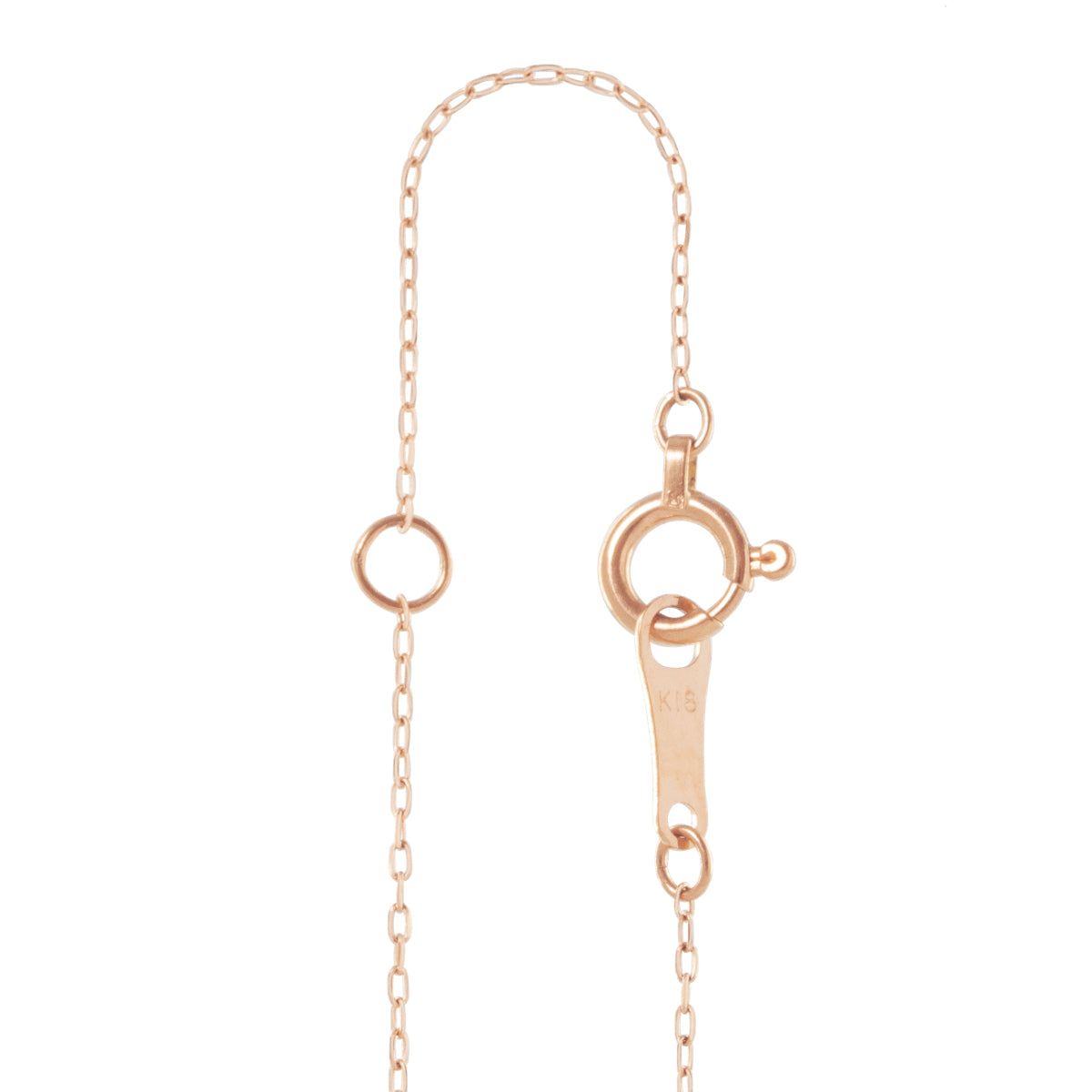 ダイヤモンドネックレス 11粒 0.3ct Heart&Cupid ライン K10PG ピンクゴールド