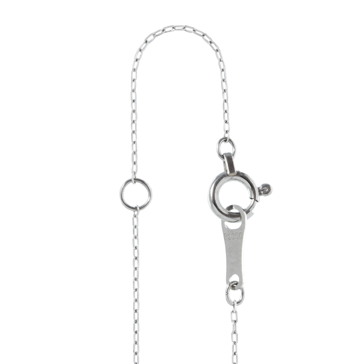 ダイヤモンドネックレス 11粒 0.3ct Heart&Cupid ライン PT プラチナ