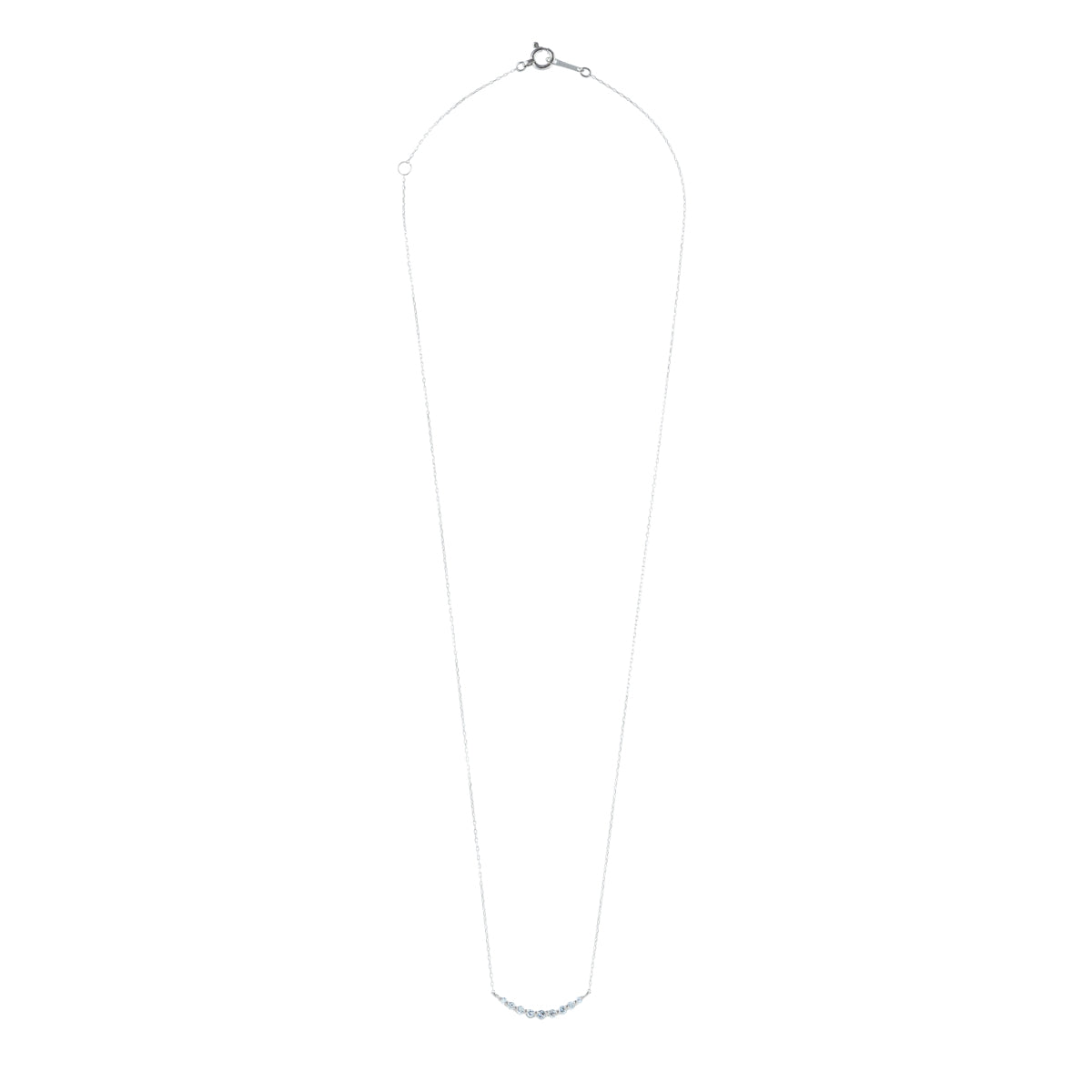 ダイヤモンドネックレス 11粒 0.3ct Heart&Cupid ライン PT プラチナ
