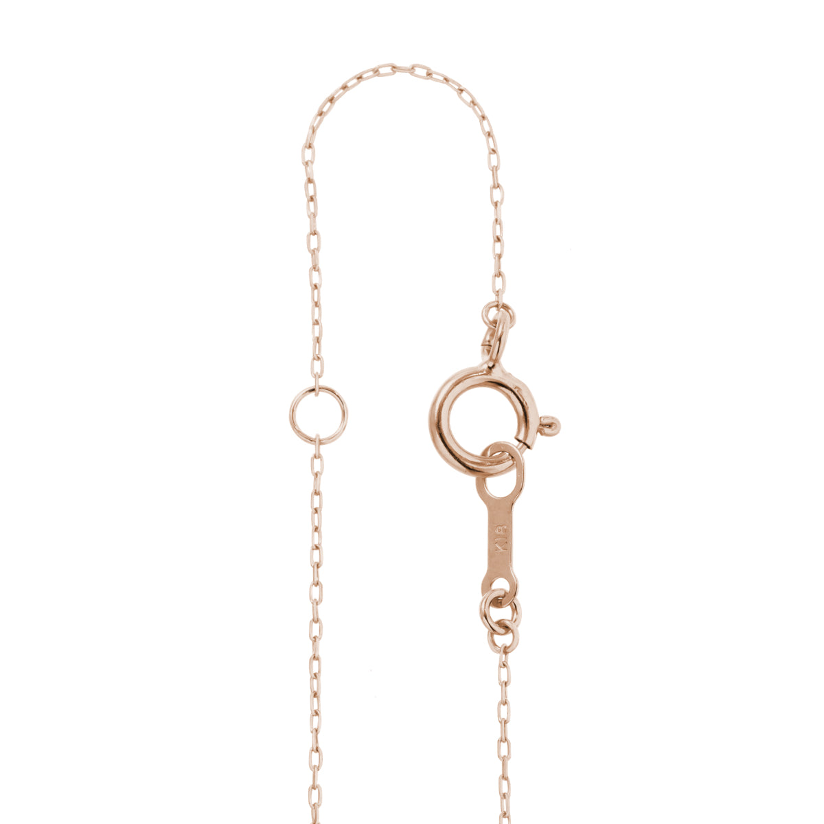 ダイヤモンドネックレス 11石 0.3ct クロス K18PG ピンクゴールド
