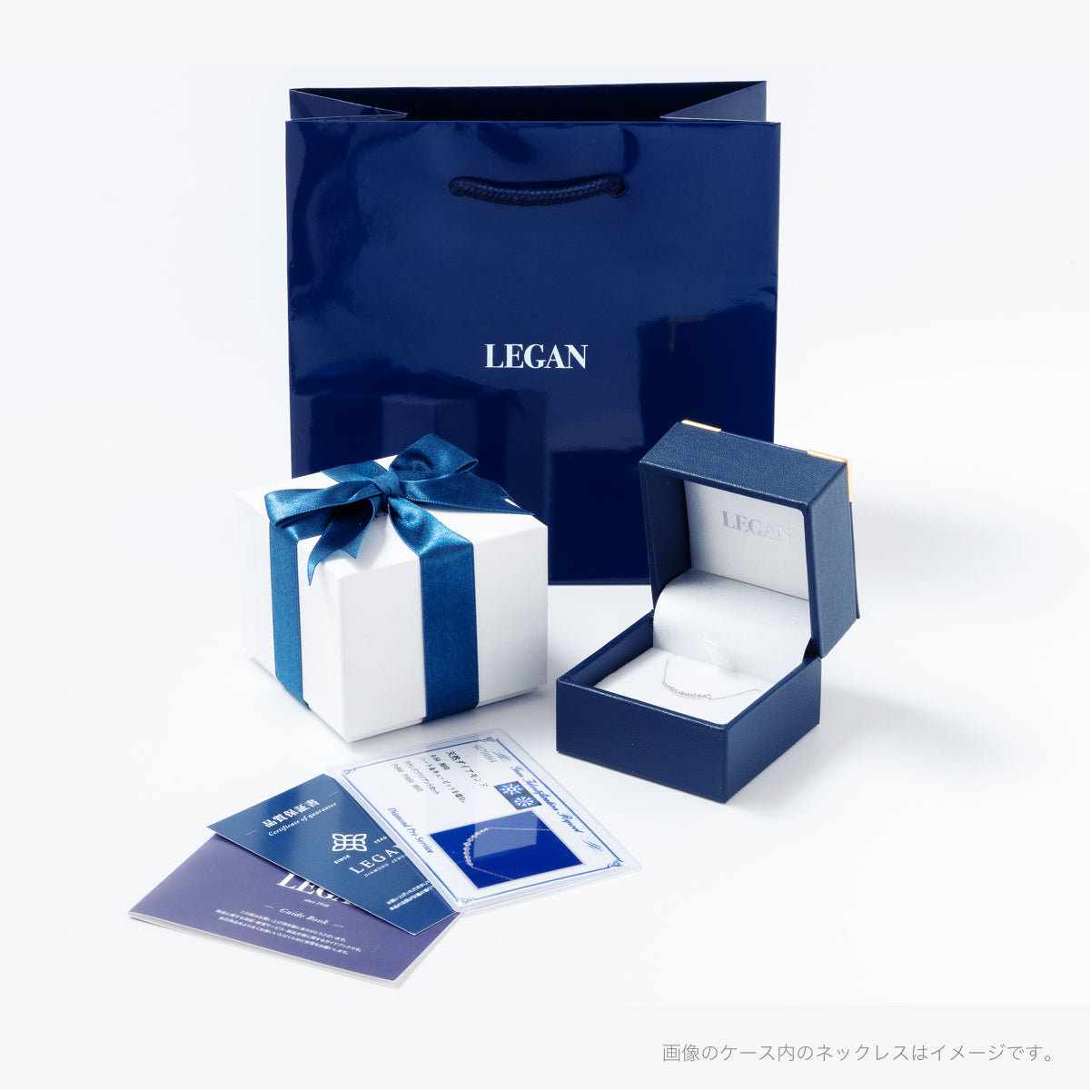 ダイヤモンドネックレス 11粒 0.5ct Heart&Cupidt ライン PT プラチナ