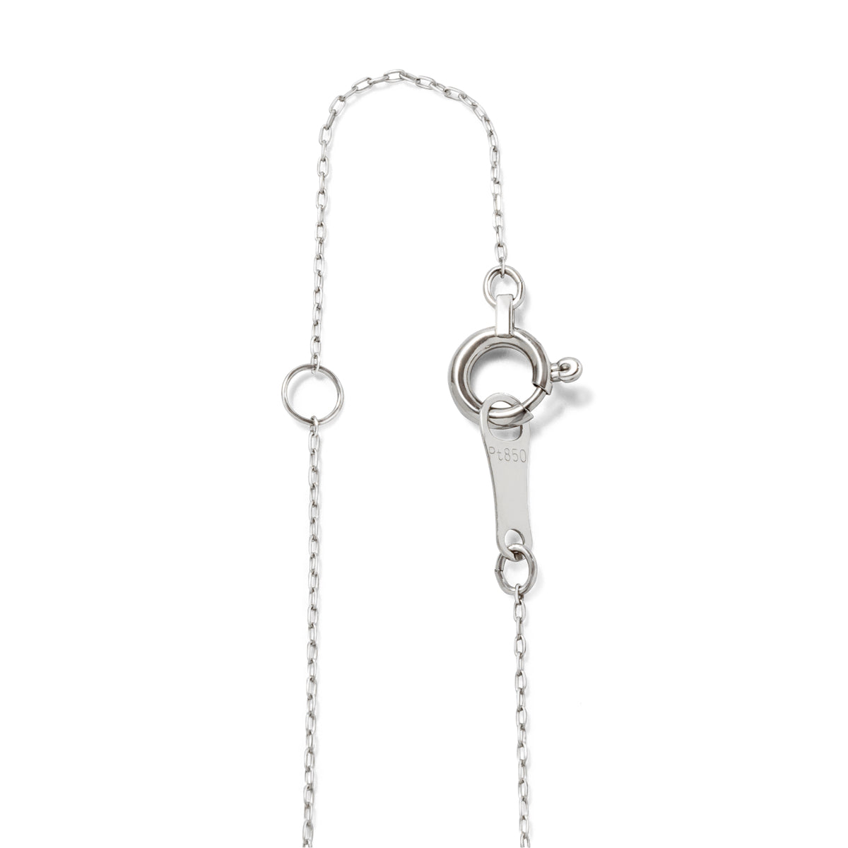 ダイヤモンドネックレス 1粒 6本爪 0.1ct Heart&Cupid PT プラチナ