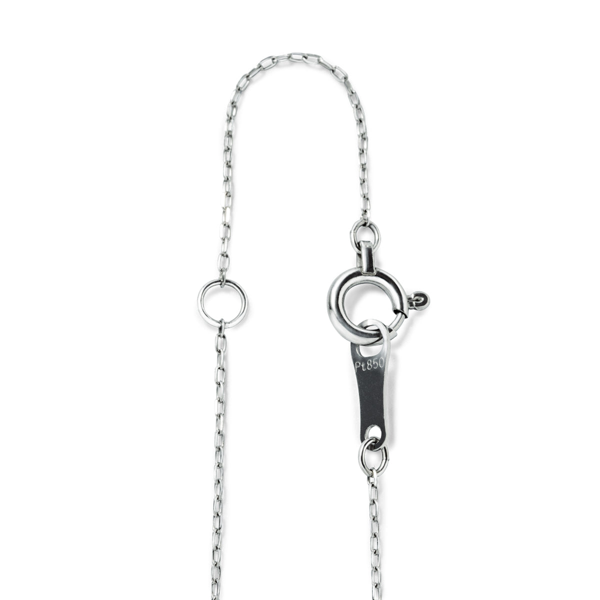 ダイヤモンドネックレス 1粒 4本爪 0.1ct Heart&Cupid PT プラチナ