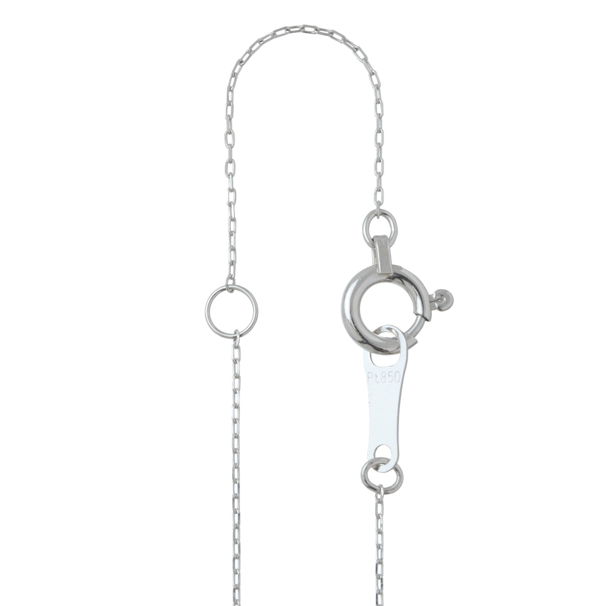ダイヤモンドネックレス 1粒 6本爪 0.1ct Dカラー Heart&Cupid PT