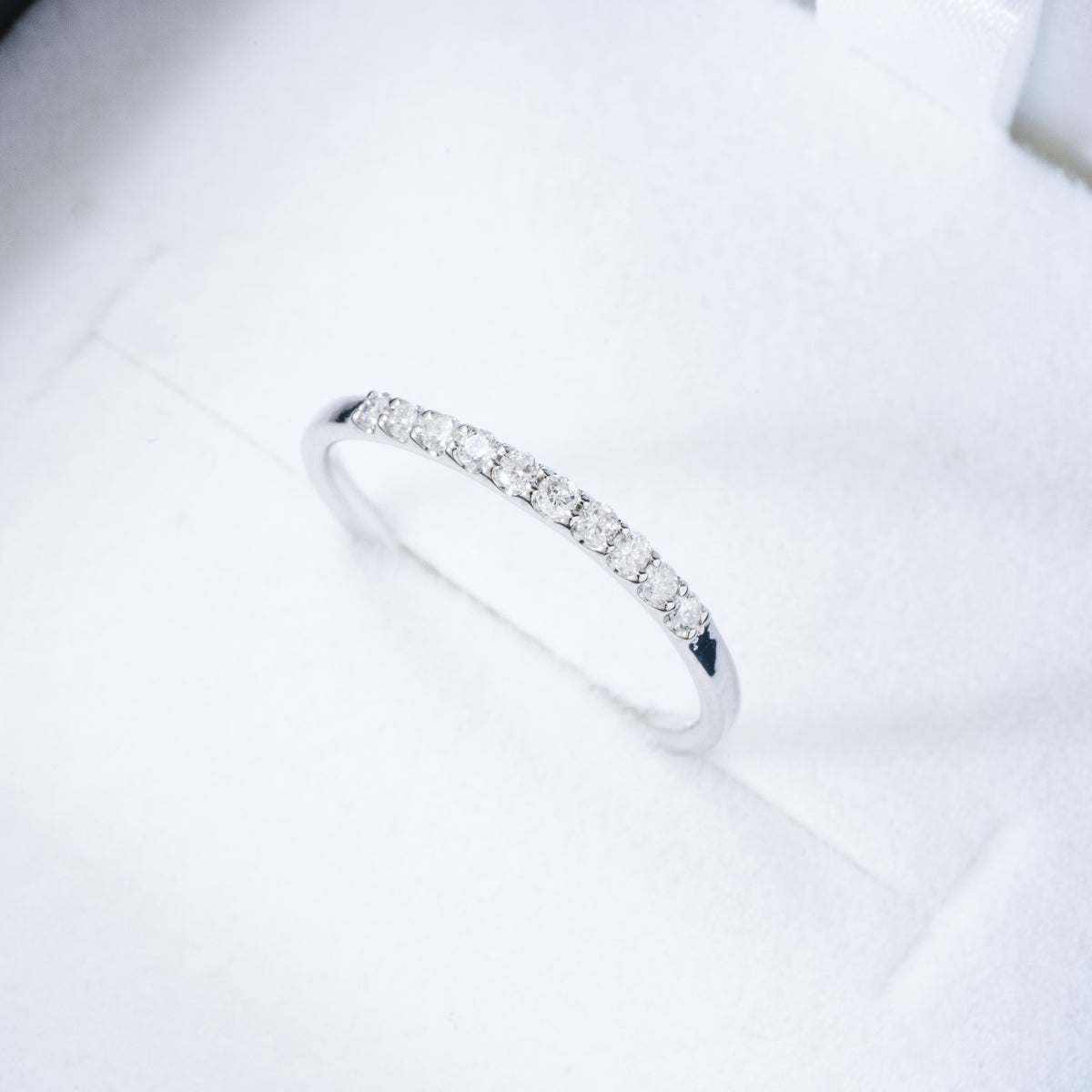 ハーフエタニティリング 0.1ct PT900 プラチナ