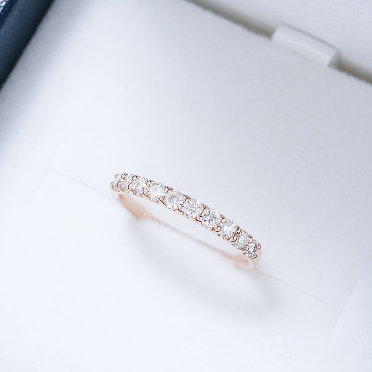 ハーフエタニティリング 0.3ct K18PG ピンクゴールド