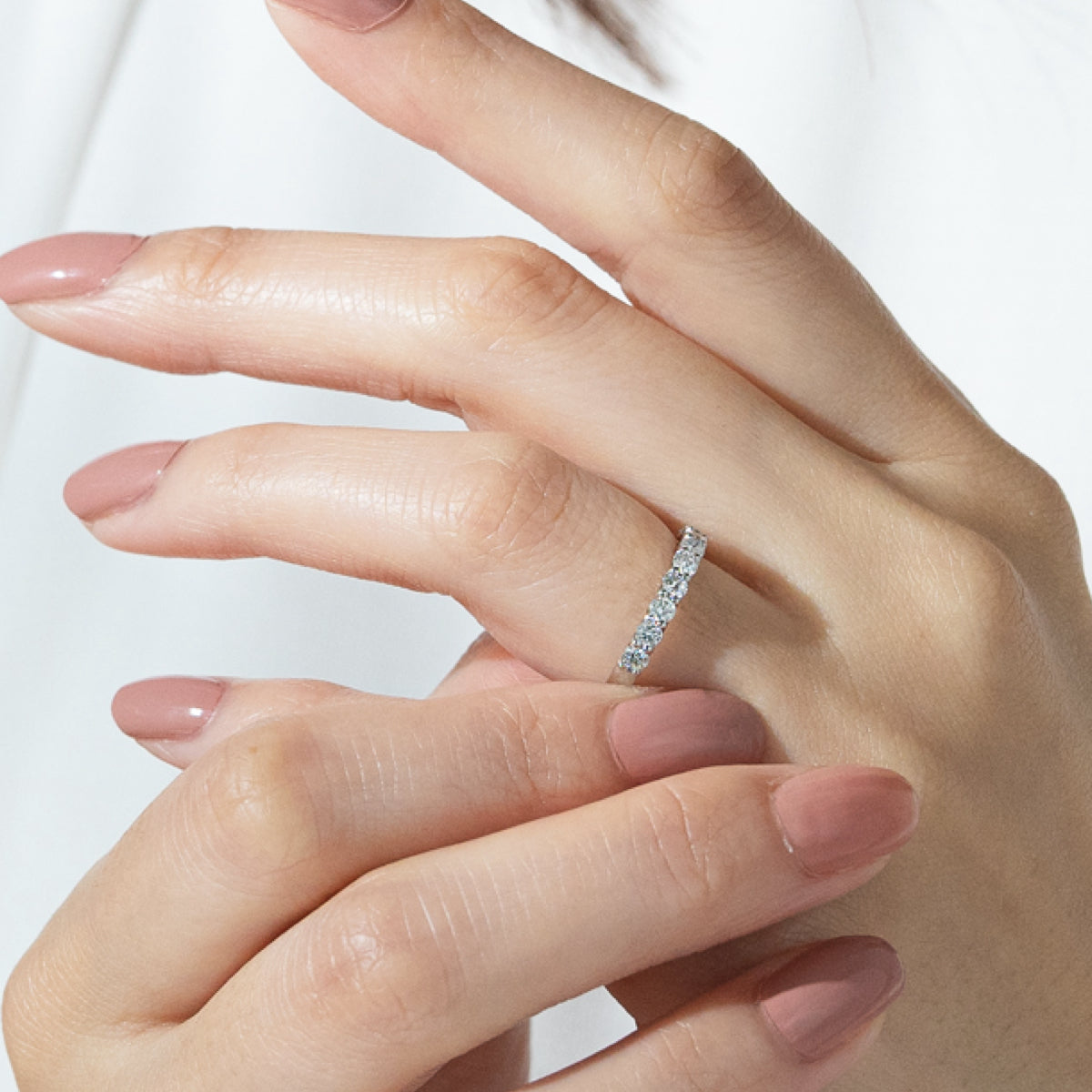 ハーフエタニティリング 0.5ct PT900 プラチナ