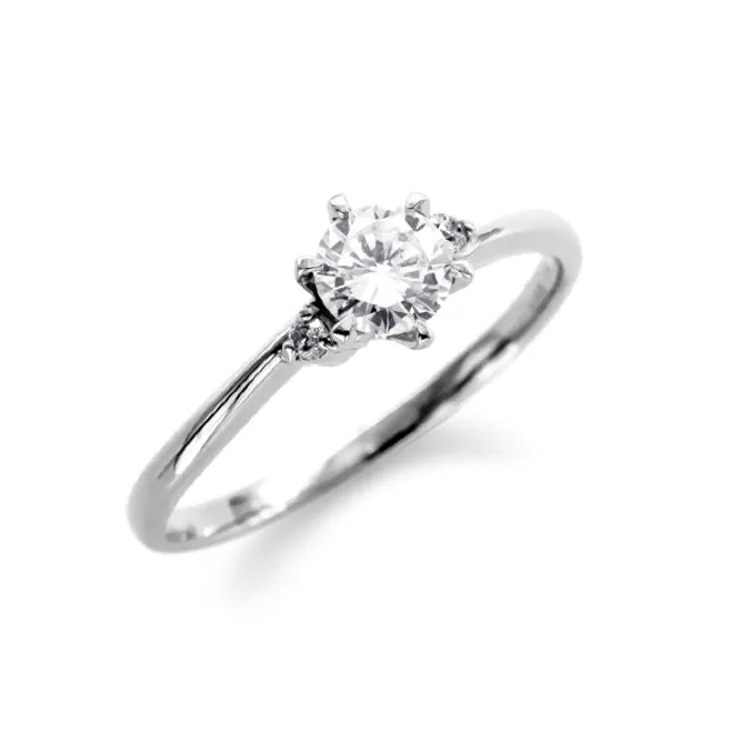 ダイヤモンドリング 0.3ct-up PT900 プラチナ R4537