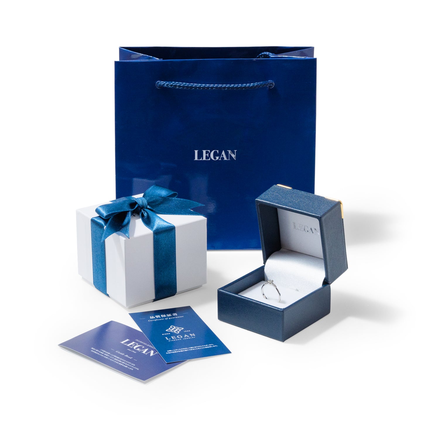 ダイヤモンドリング 1石 0.01ct ストレート 細身 K10PG ピンクゴールド