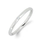 ダイヤモンドリング 1石 0.01ct ストレート 細身 K10WG
