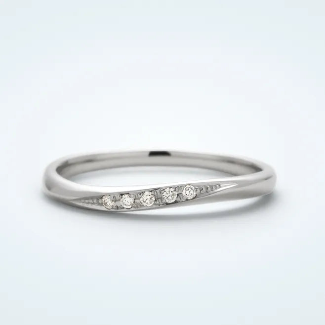 ダイヤモンドリング 5石 0.025ct PT900 プラチナ – facett 公式 ダイヤモンドリング 5石 0.025ct PT900 プラチナ – facett 公式